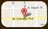 Hinsdale Dentist Map